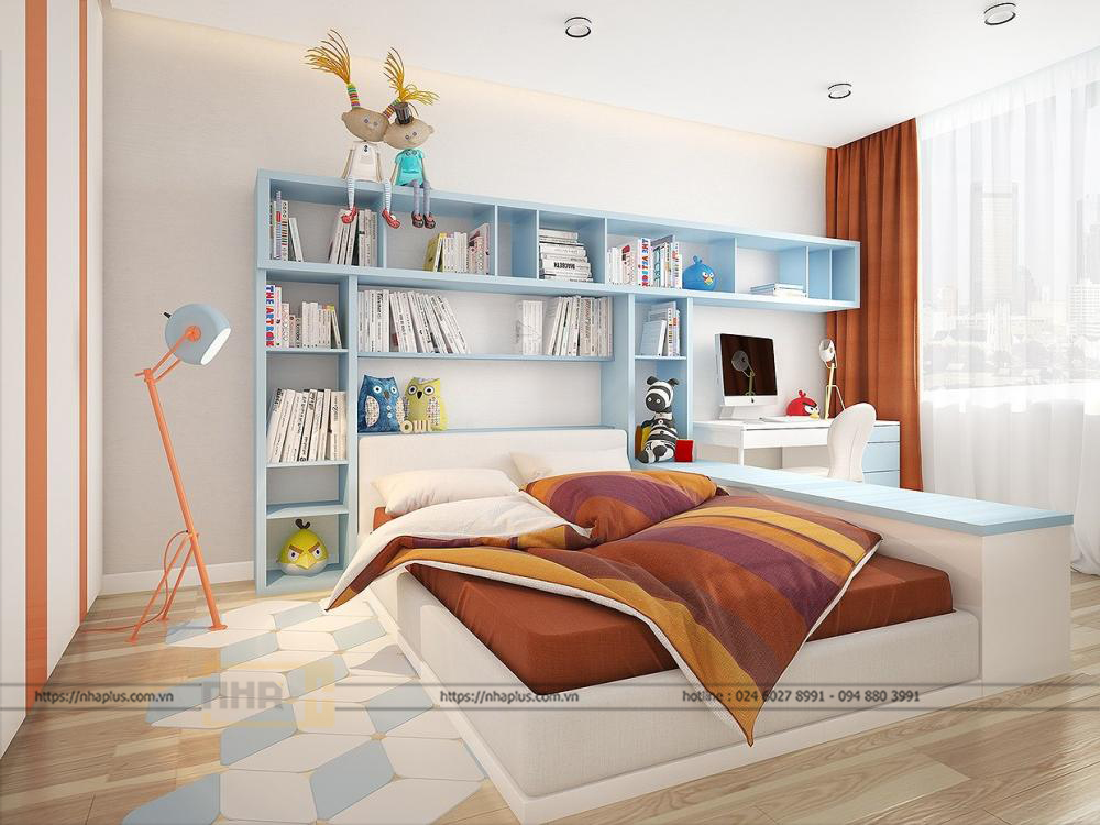 Thiết kế nội thất ngôi nhà mang nhiều màu sắc sặc sỡ
