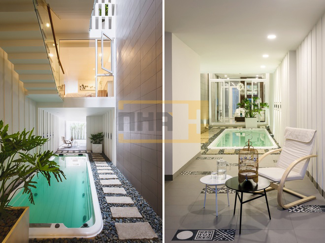 Nhà ống diện tích 152m2 có bể bơi tiện nghi như khu nghỉ dưỡng