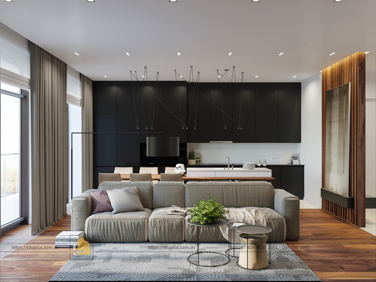 Thiết kế nội thất chung cư An Bình City của chị Hằng
