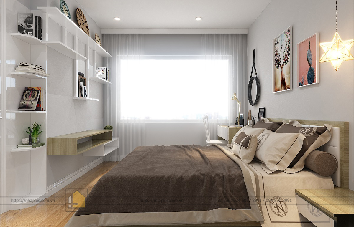 Thiết kế nội thất chung cư S2, Seasons Avenue nhà anh Thuận