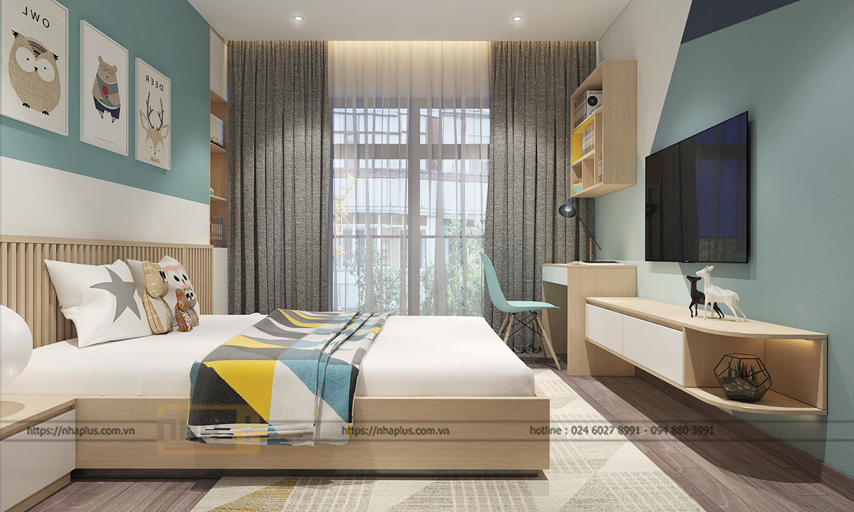 Thiết kế nội thất nhà anh Quang tại chung cư Discovery Complex