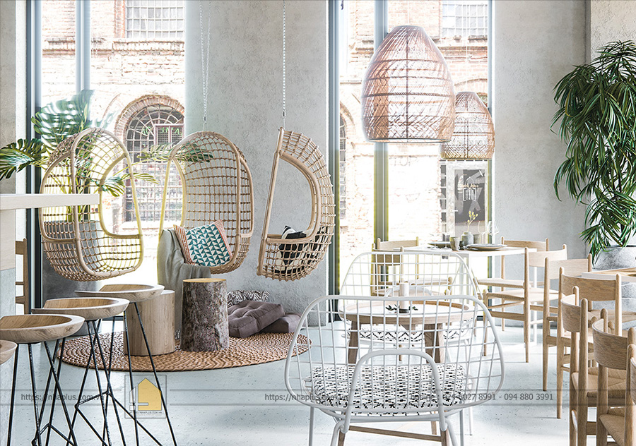 THIẾT KẾ VÀ THI CÔNG NỘI THẤT CỬA HÀNG CAFE THE BLUE