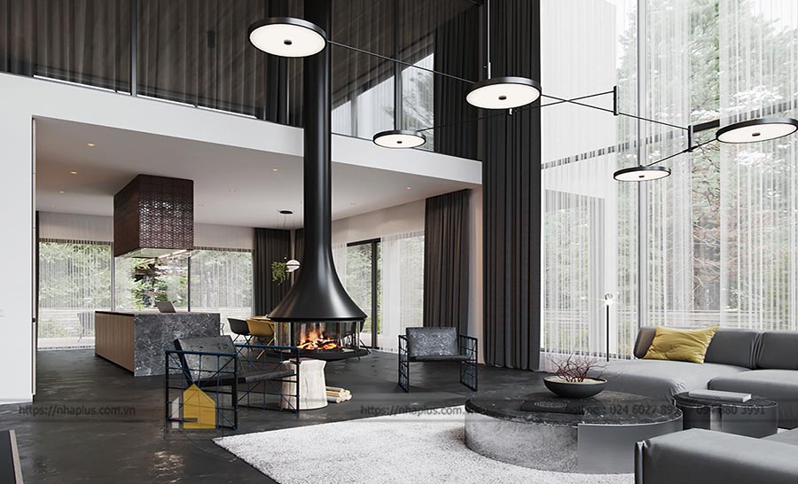 THIẾT KẾ, THI CÔNG BIỆT THỰ NHÀ ANH ĐỨC TẠI BA VÌ