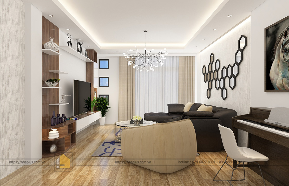 THIẾT KẾ, THI CÔNG NỘI THẤT CĂN HỘ NHÀ ANH DŨNG TẠI HÀ ĐÔNG